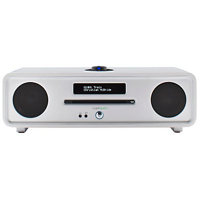 Ruark R4 MK3 DAB/DAB+/FM Radio & CD Bluetooth All-In-One Music System with OLED Display White